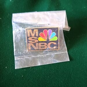 Vintage MSNBC lapel pin